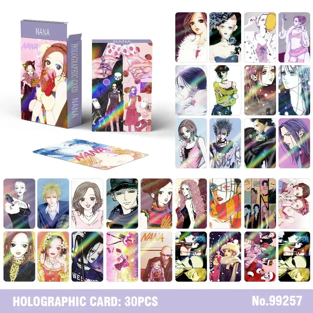 30/92pcs Japanese Manga NANA HD Photo Card Album Komatsu Nana & Oosaki Collectible LOMO Cards Fan Gift Set