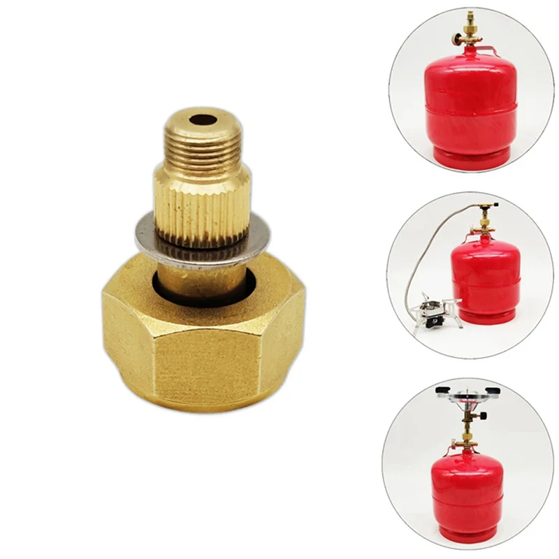 AT02-LPG Gas Cylinder Connector Aluminum Alloy Gas Furnace Conversion Head  Accessories