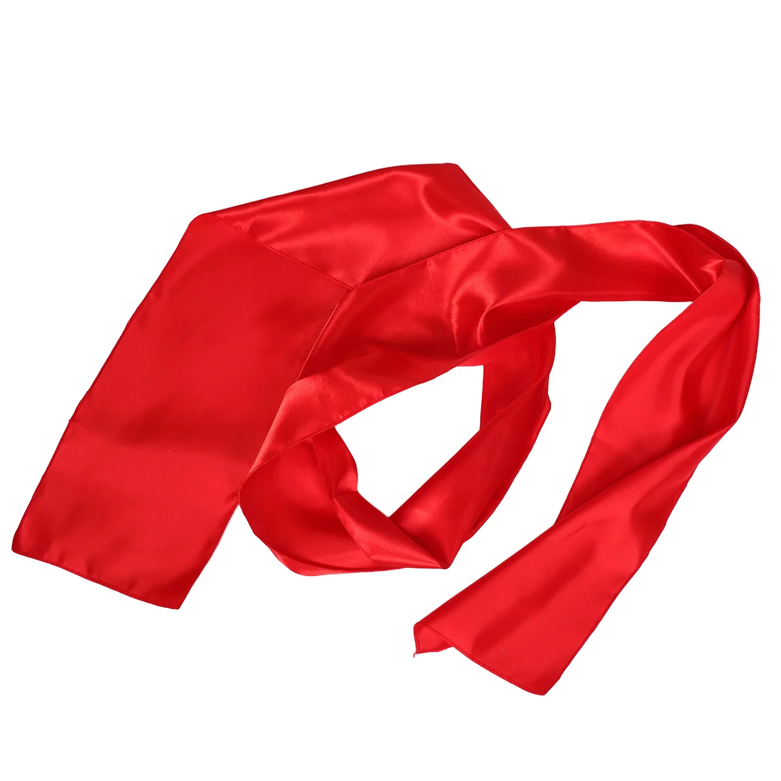 

Red Silk Dance Prop Belt for Adult Chinese Cartoon Costumes Festival Performances Training Competitions Accessory