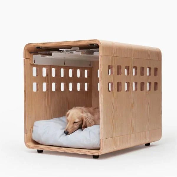 Factory Direct Sale Eco Friendly Wooden Pet Cage Pet Bed Colorless Odorless All Season Pet Furniture cat Dog House
