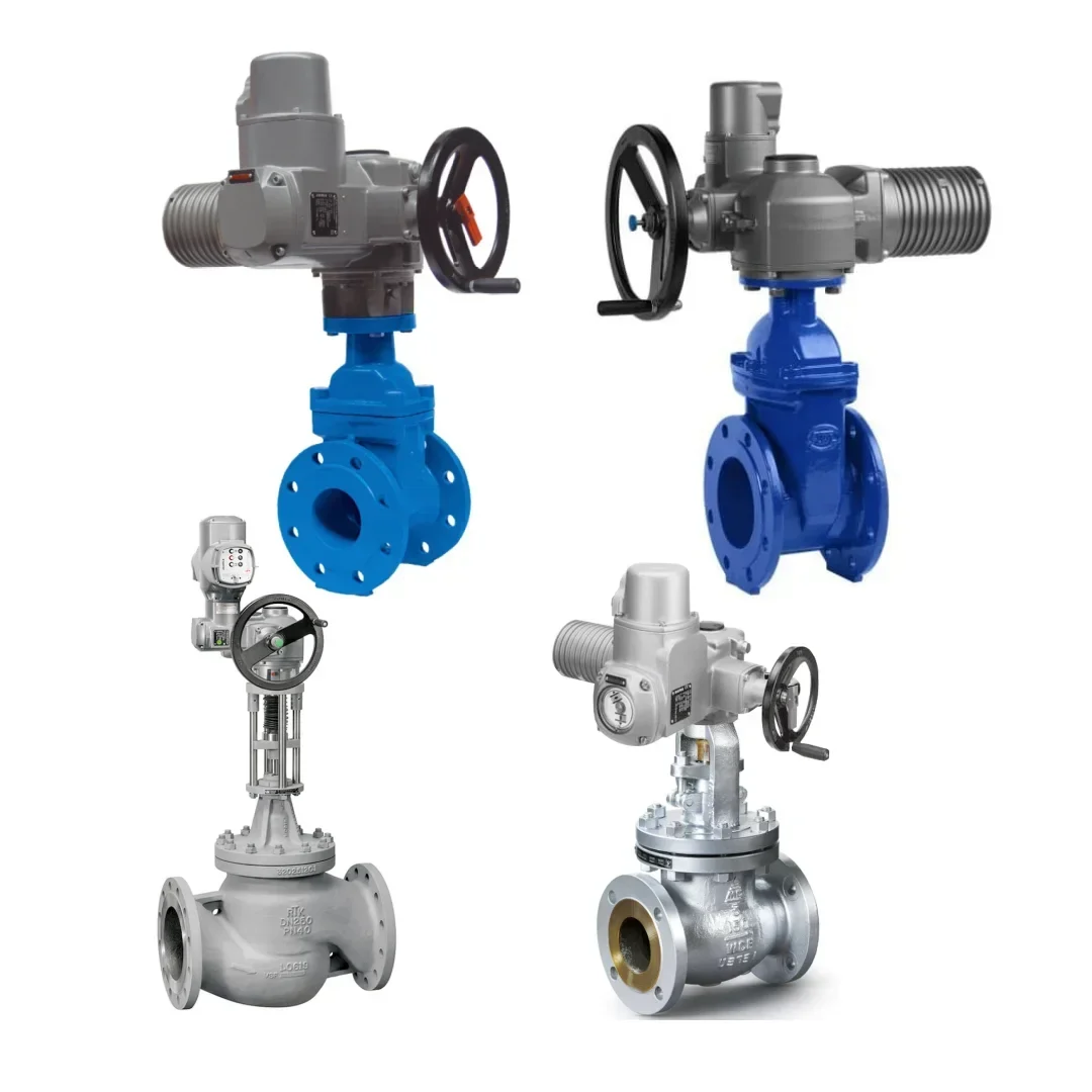 Chinese Control Valve with AUMA Electric Actuator for Oil and Gas Industry Stock Supplier