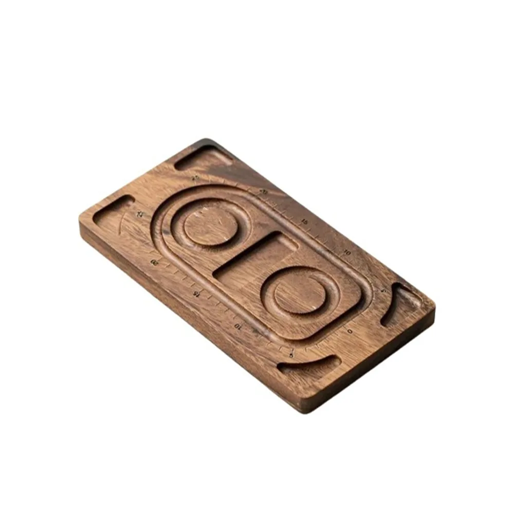 

Vintage Wood Bracelet Sizing Tray Sturdy DIY Wooden Jewelry Tray with Scale Vintage Bead Board Storage Containers Girls Women