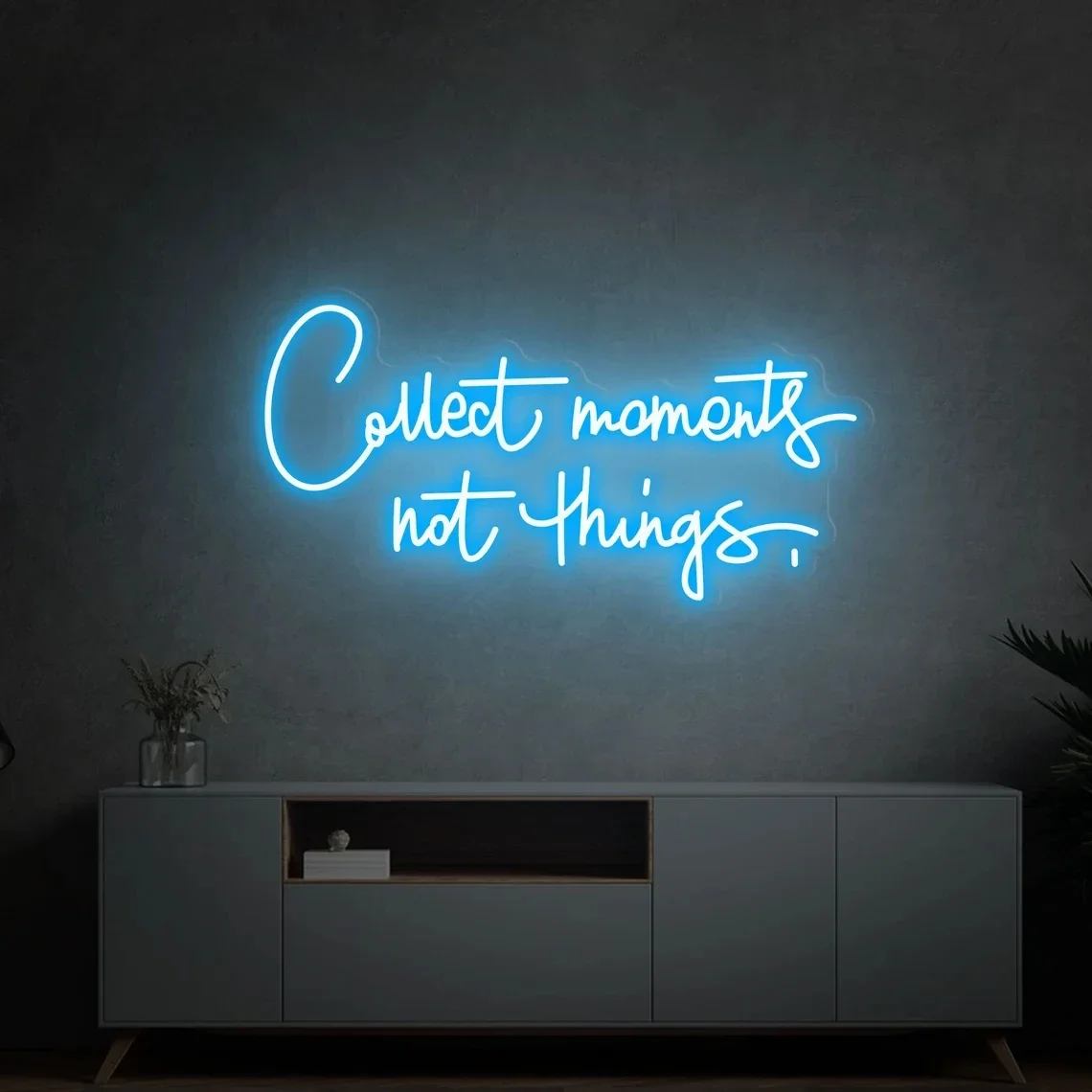 Collect Moments Not Things Neon Sign Bedroom Neon Sign Wholesale Neon Signs Drop Shipping to Any Country