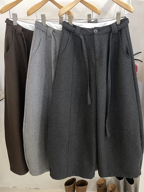

plus Size Wide Leg Pants High Waist Casual Straight Leg Trousers for plus Size Women Pear ape Body Autumn Wear Ladies