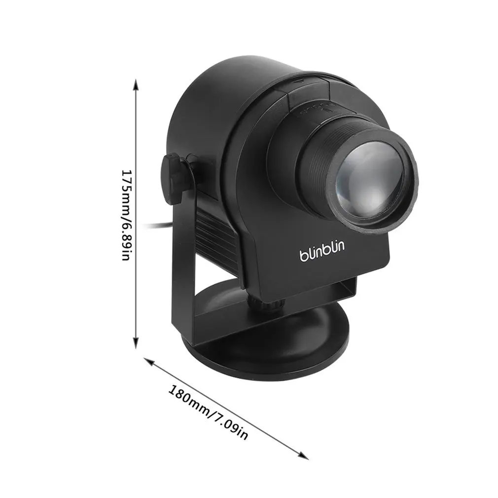 BlinBlin-Show 1 LEDs Landscape Projector Lights Lawn Light Batter Projection for Outdoor Garden Holiday Party Home Decoration