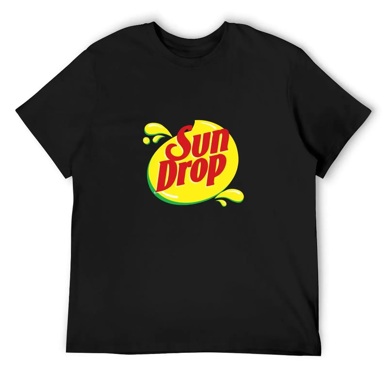 

Modern Sundrop Logo T-Shirt customs summer tops plain black t shirts men