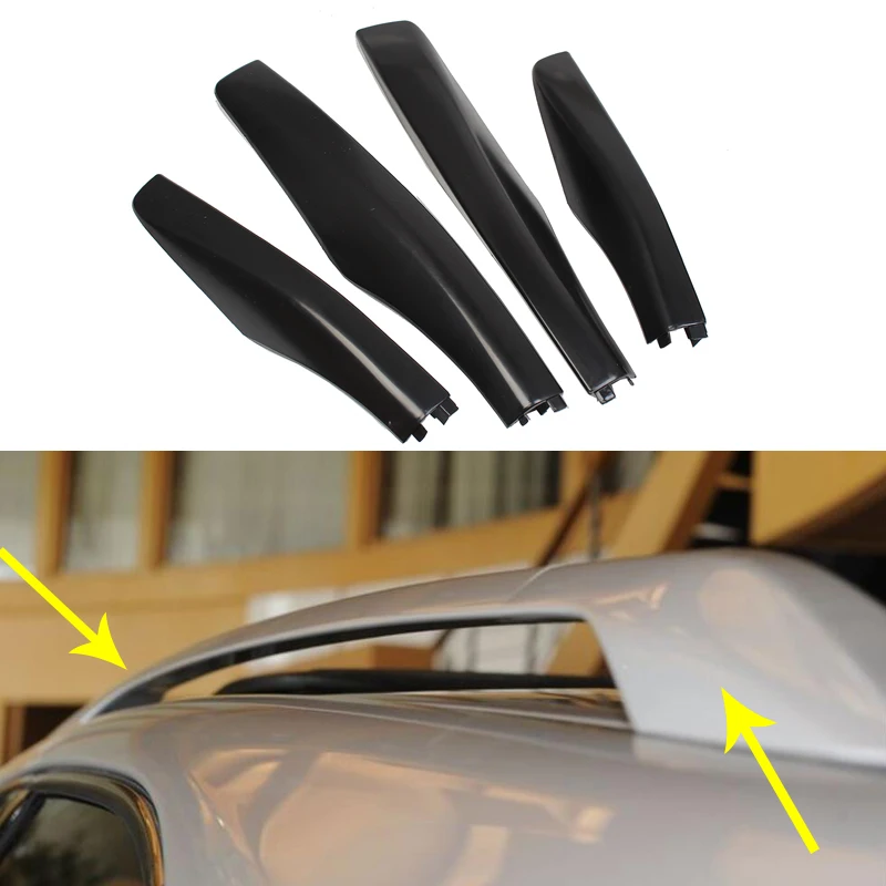 For Lexus RX350 RX400h RX330 2003-2005 2006 2007 2008 2009 Roof Luggage Rack Guard Black Color Plasitc Cover Auto Car Motor Part