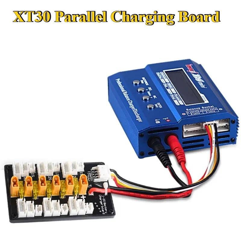 

1-5Pcs 1S-3S 20A XT30 Plug Lipo Battery Parallel Charging Board for RC Racing Drone IMAX B6 Charger RC Car Balance Charge Parts