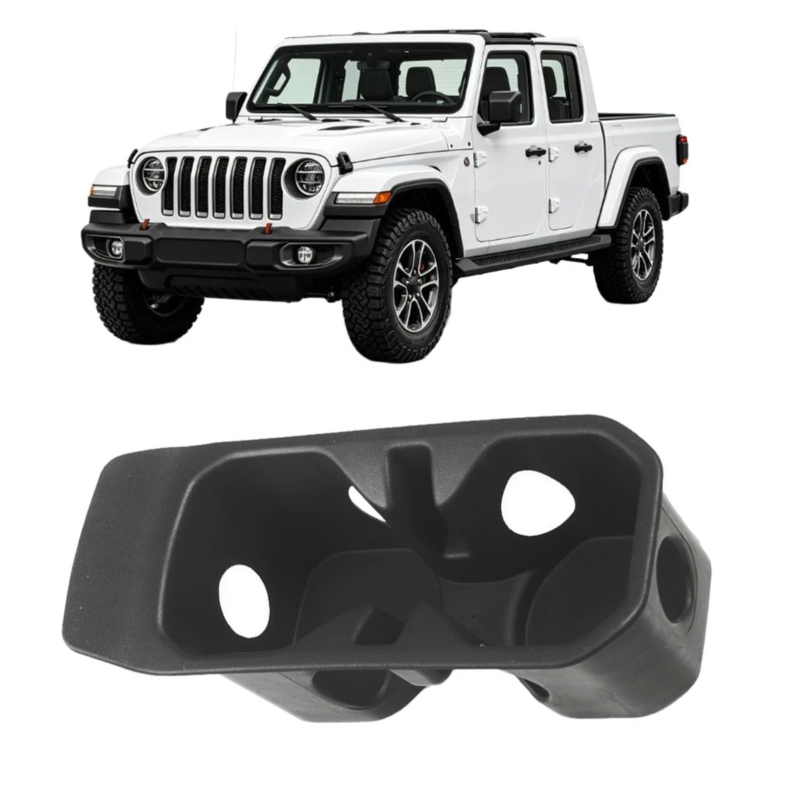 Waterproof Interior Liner for Jeep For Wrangler Cup Holders For JL and For JT Models Produced from 2018 to 2026