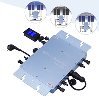 1200W LCD Display Waterproof Solar Micro Inverter  Applicable to 30V or 36V solar panels