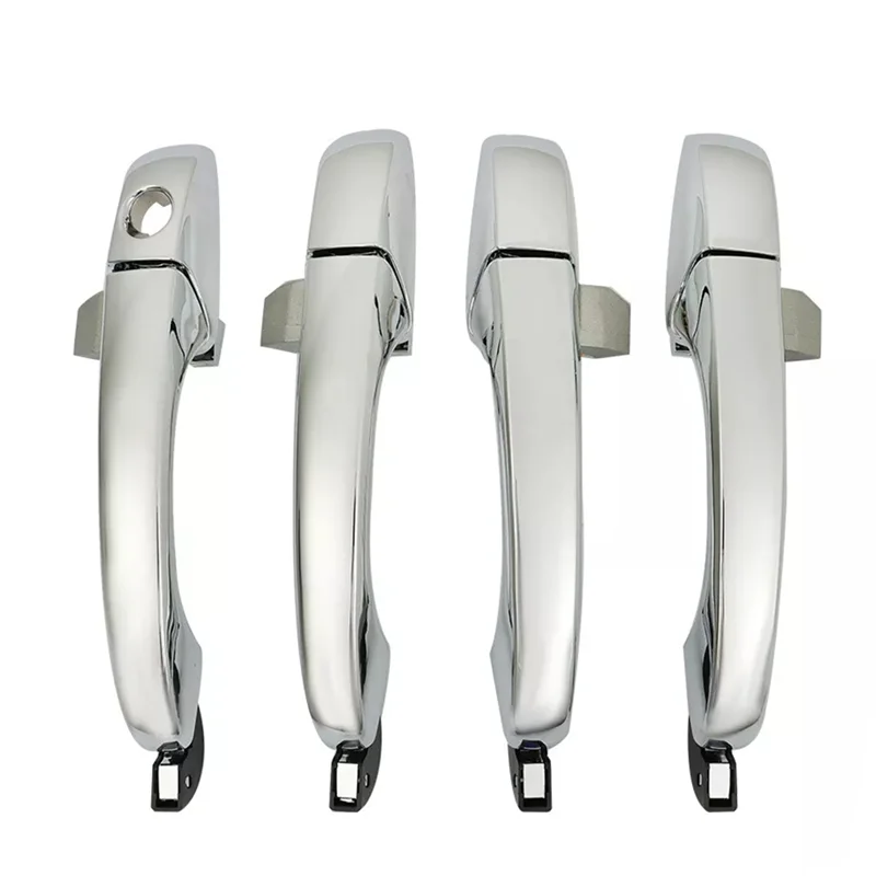 

4Pcs/Set Exterior Outside Door Handle 5065801AE 5065801AG For Chrysler 300/300C 05-10 Chrome Door Handle 4589009AH