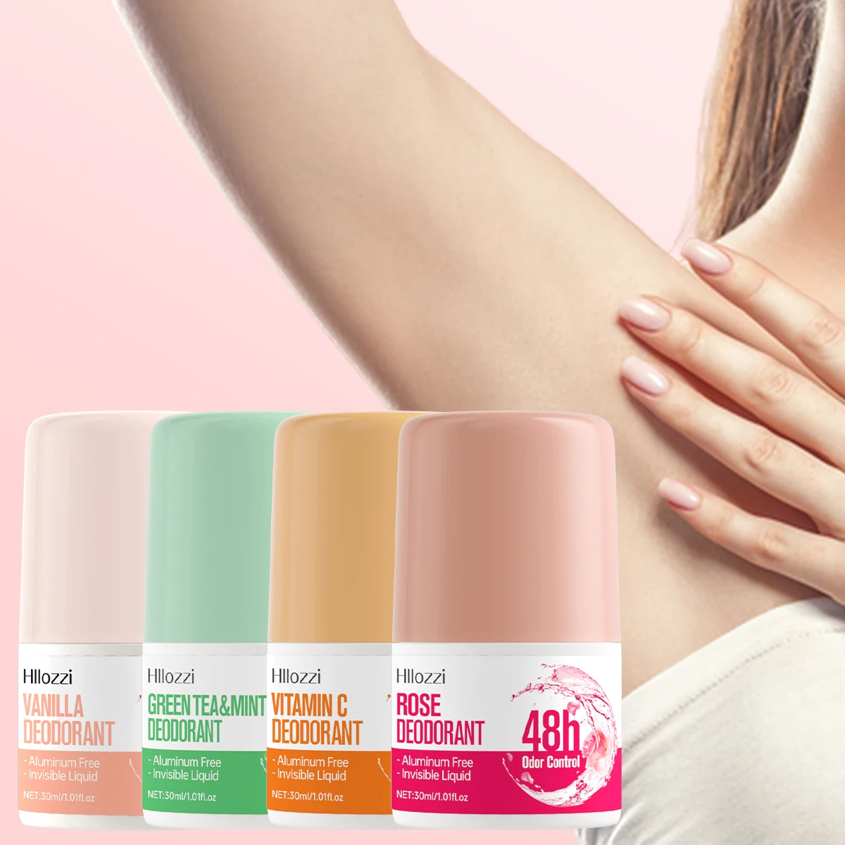 

Витамин С, роза, ваниль, зеленый чай и мятный дезодорант 48-часовой стойкий аромат Фруктовые духи Уход за кожей