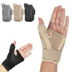 1Pcs Thumb Wrist Brace Wraps Carpal Tunnel Arthritis Tendonitis Sprain Wristband Wrist Support Bandage Sports Gym Hand Protector