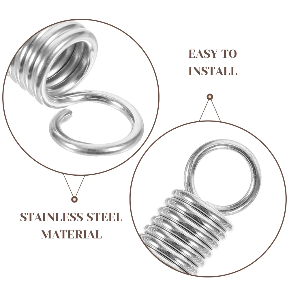 

8pcs Extension Steel Tension Spring Extension Springs With Hook Ends For Ev Brackets Ladder Feet Repair Spring Kit Small Springs