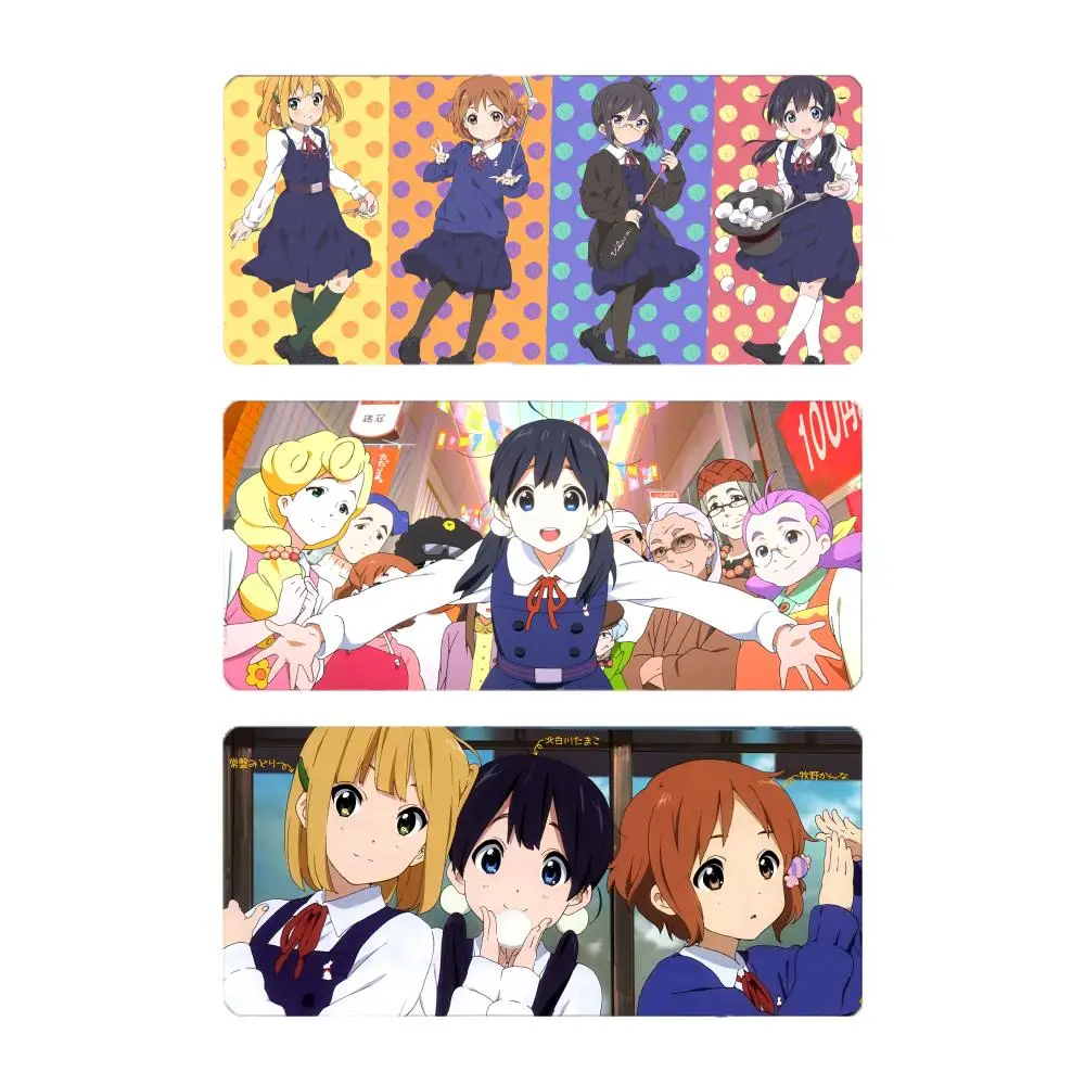 Cute Warm Anime T-Tamako Market Mouse Pad Mousepad Large Gaming LockEdge Thickened PC Table Desk Mat