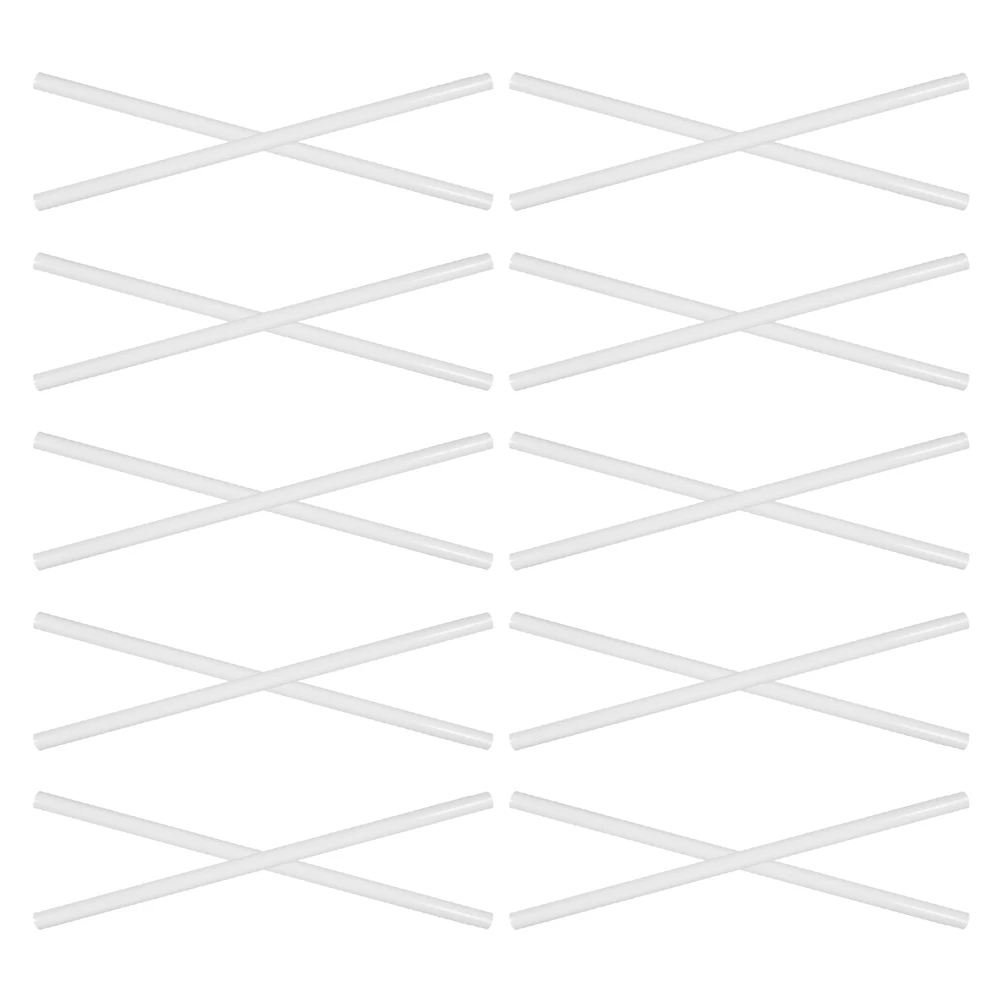 

20pcs Cake Support Rods White Plastic Stabilizer Dowels for Tiered Cakes Stack Supplies Easy Clean Reusable Wedding