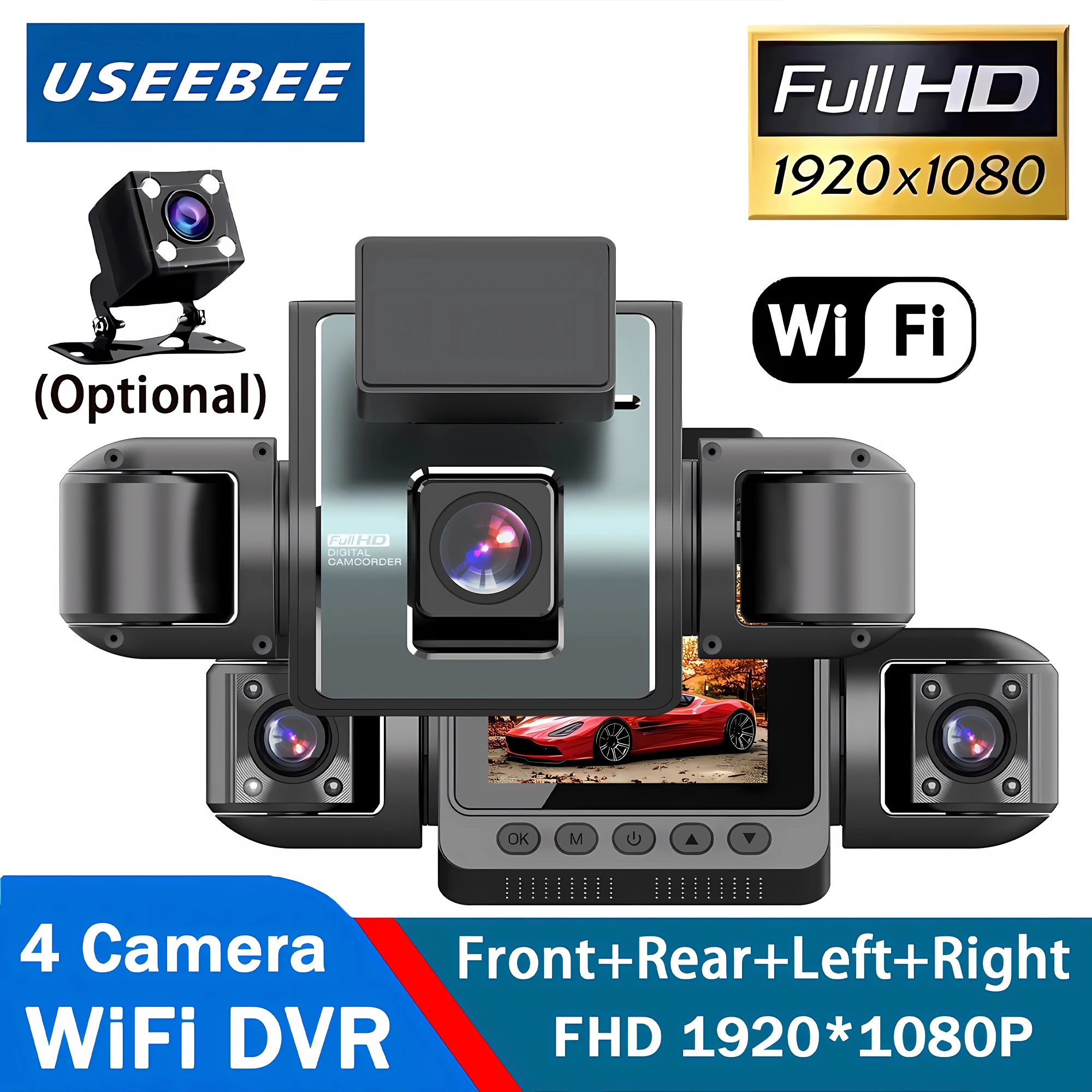 360° 4 Cameras Dash…