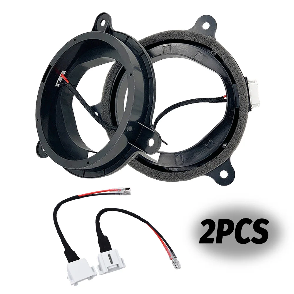 2pcs Audio Modification 6.5 Speaker Pad Washer Treble Bracket Adapter Mount for Mazda Atez Ankesaila CX-4 CX-5 CX7 Accessories