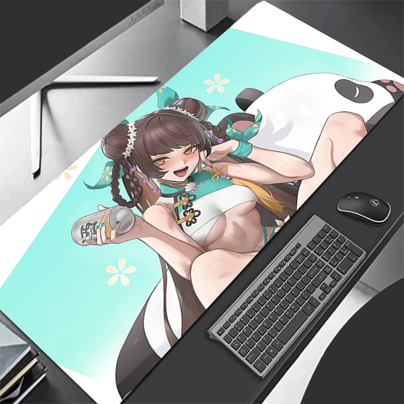 

Mousepad Black Survival Eternal Return Pattern Mouse Pad Desk Mat Computer Gaming HD Keyboard Pad Rubber Mat Non Slip Mouse Mat