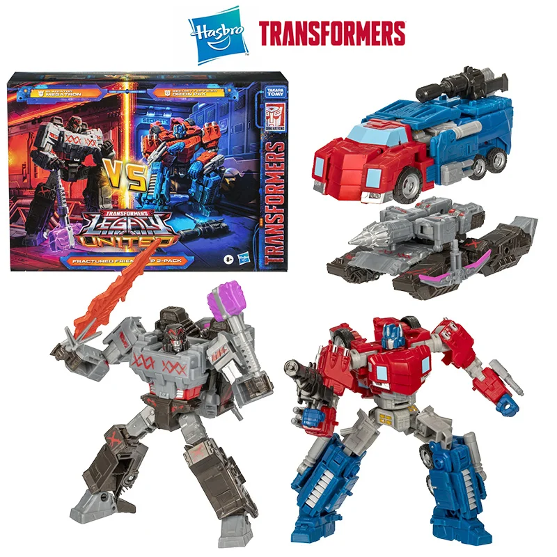 

Hasbro Transformers Legacy Fractured Friendship 2-Pack Megatron Orian Pack 18Cm Voyager Class Original Action Figure Model Toy