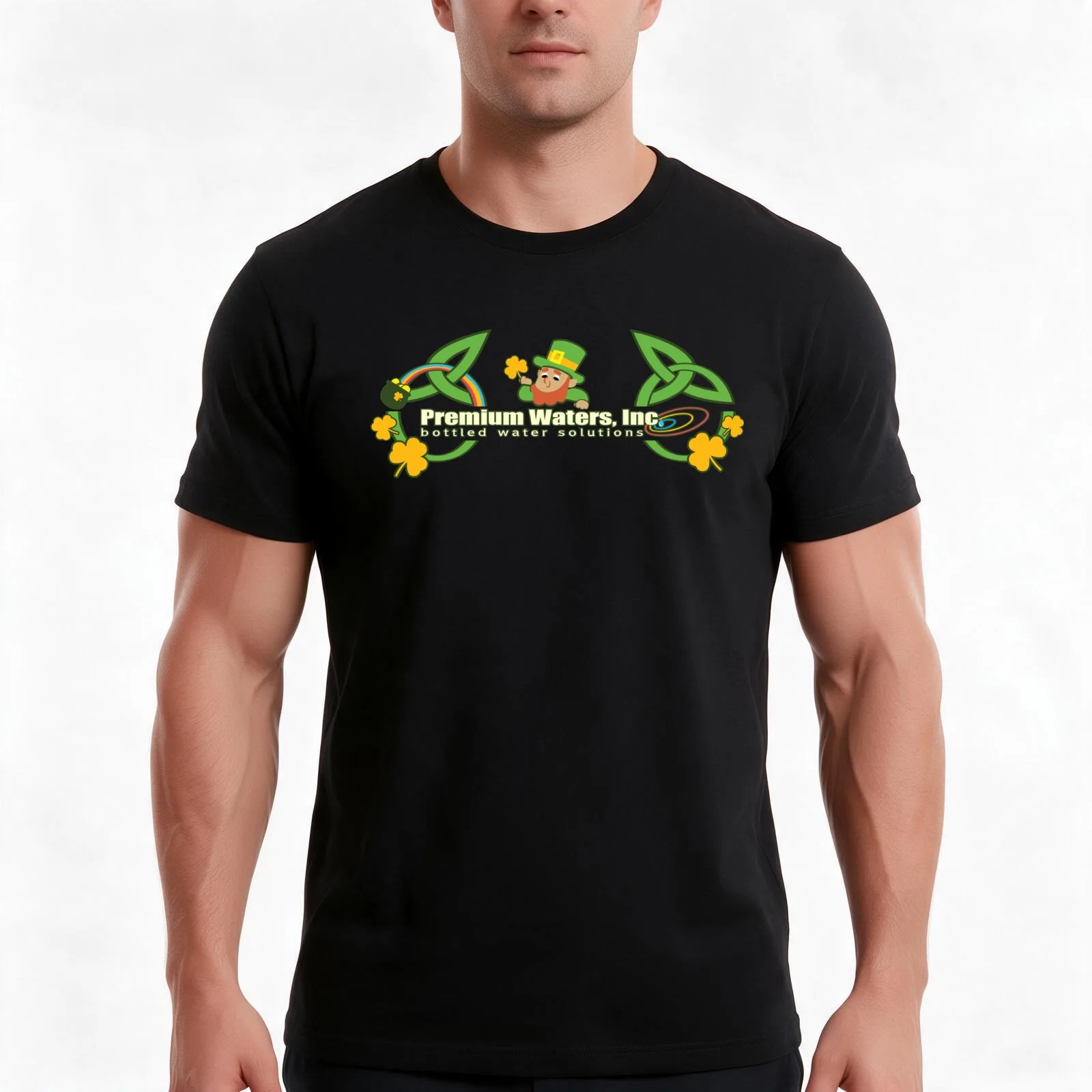 St. Patrick's Premium T-Shirt, Summer Casual Cotton Tee, Oversized Streetwear Tops, Vintage Graphic Print, Unisex Men Women