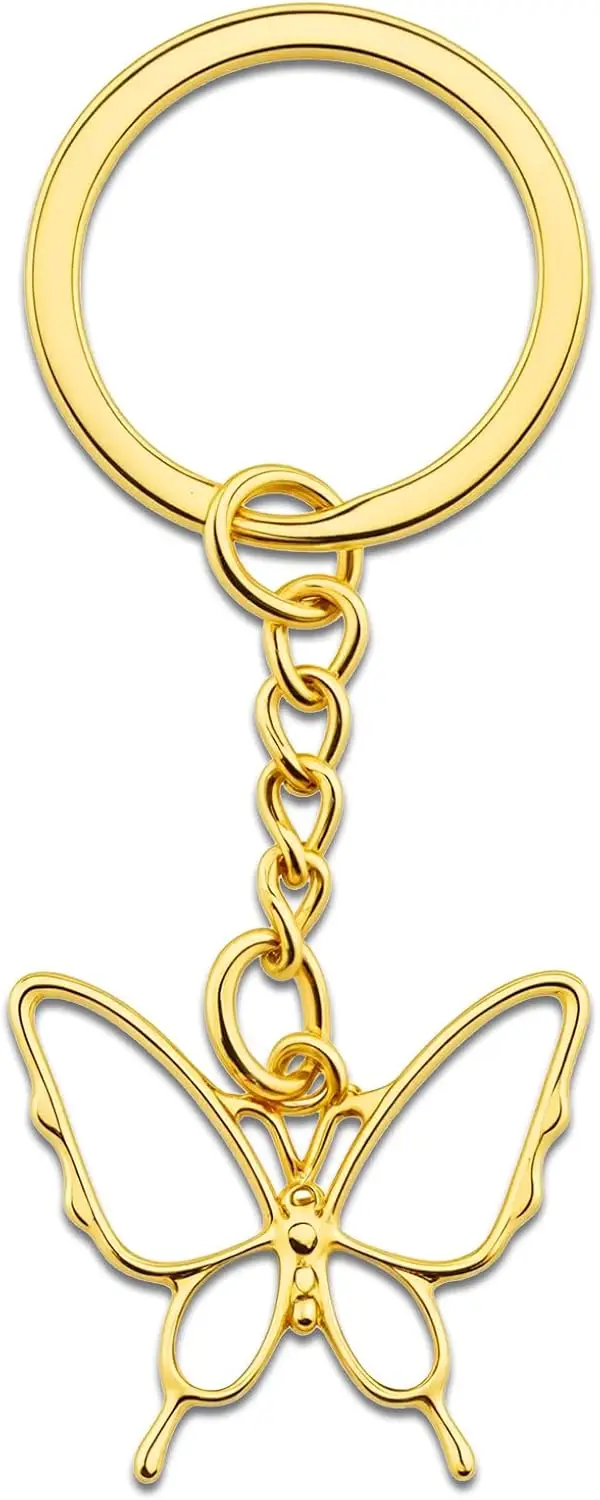 igvean Butterfly Keychains for Women Butterfly Bag Charm Purse Charm Cute Bow Keychain for Car Keys Christmas Valentine Purse Bag Gifts for Her