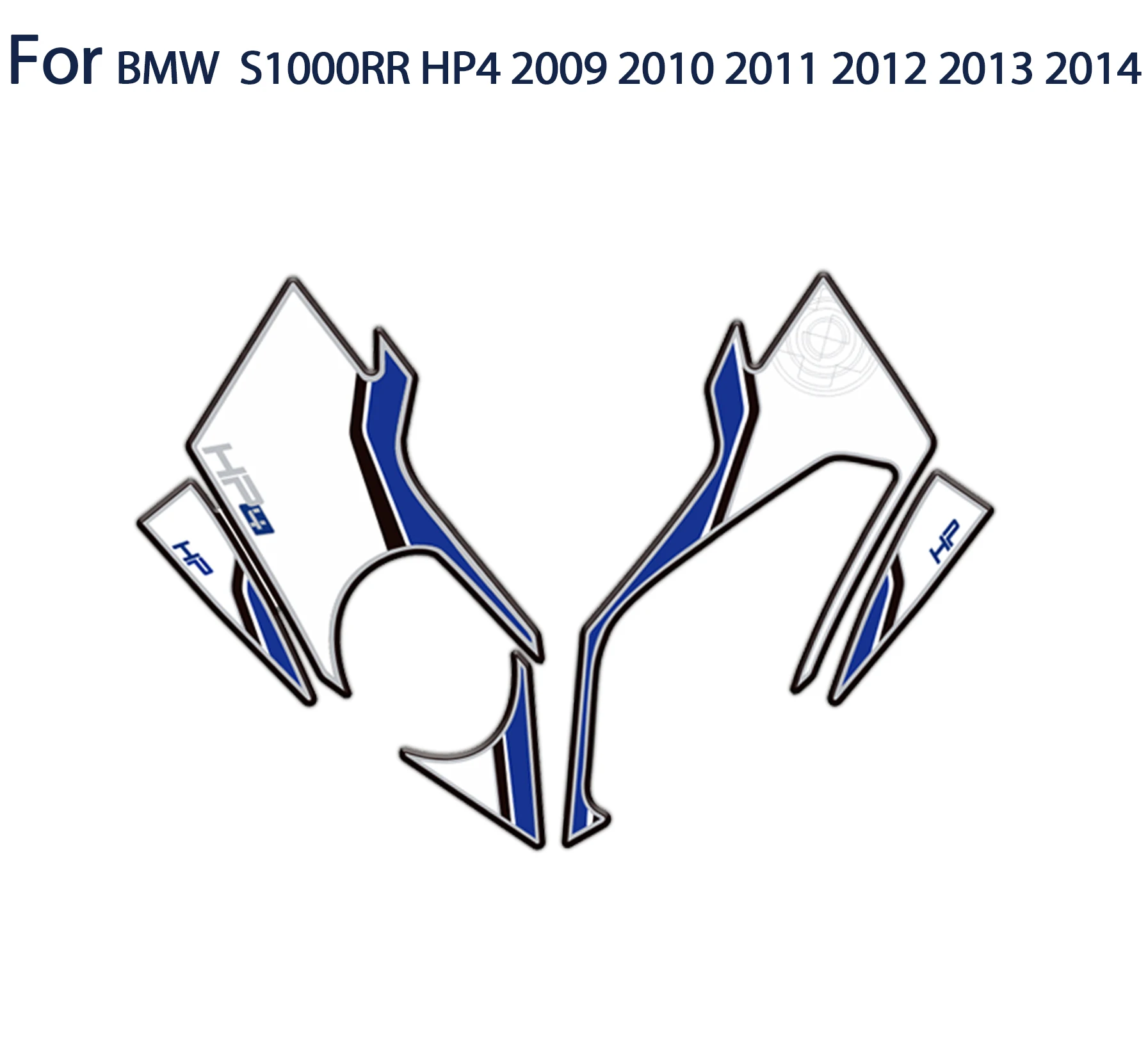 Dla 2009-2014 BMW S1000rr HP4 naklejki 3D Stereo naklejki pełny zestaw naklejek samochodowych naklejki zabezpieczenie zbiornika paliwa powłoki