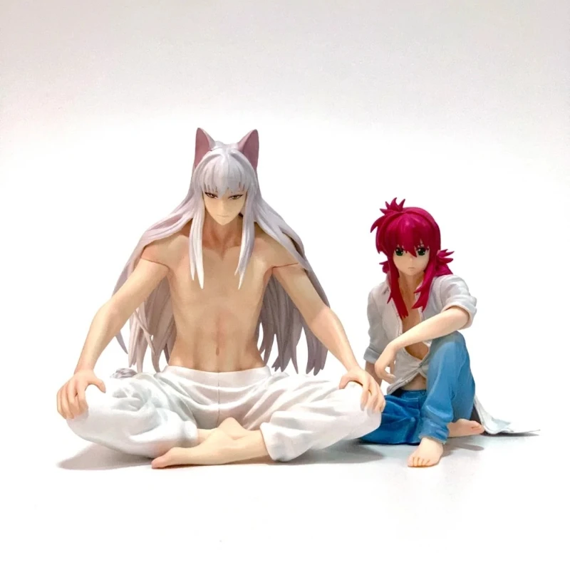 

8cm Yuyu Hakusho Anime Figure Palm Size Yusuke Urameshi Shuichi Minamino/Youko Kurama Action Figure Model Toys Collectible Gift