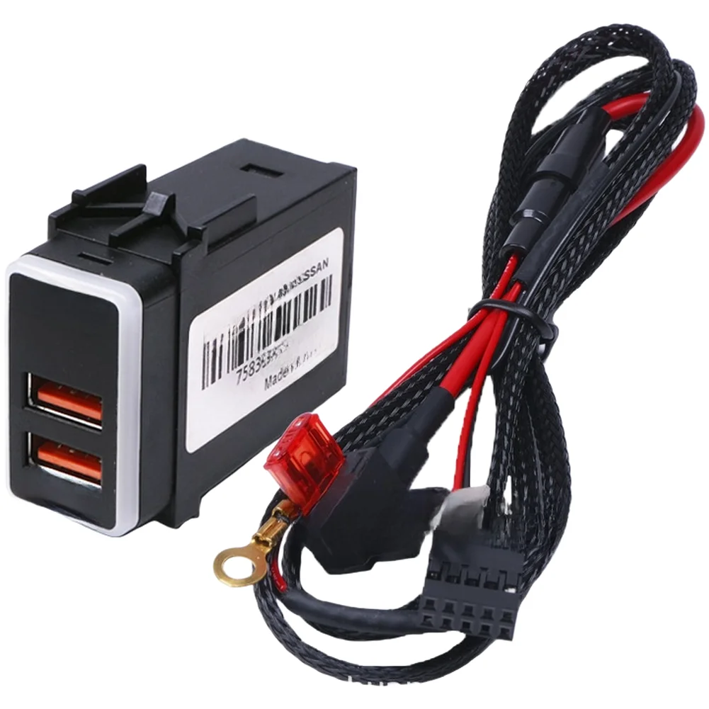 Car for Power Supply with Quick Charge 3.0 Technology and for usb-c PD Interface for Efficient Device Charging in Motion