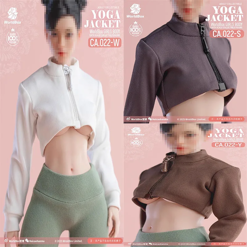ワールドボックス CA022 1/6 女性兵士ヨガジャケット服モデルおもちゃアクセサリーフィット 12 インチアクションフィギュア在庫あり