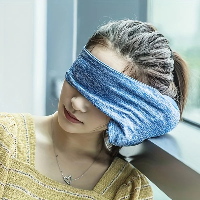 Travel Pillow, 2In 1 Multifunctional Eye Mask Pillow, Comfortably Supports The Head,Neck Airplane Train Car Outdoor Camping