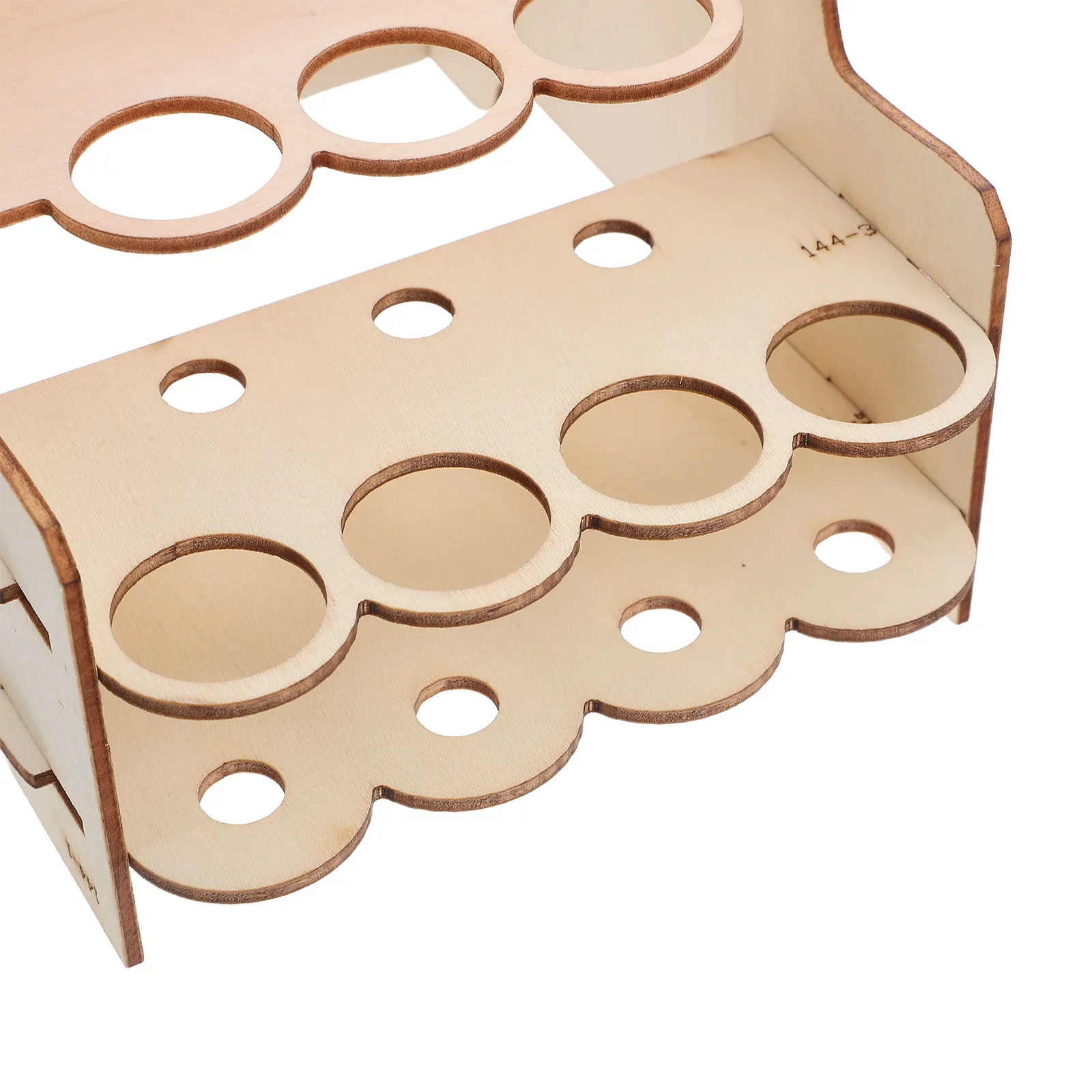 Multi-Layer Paint Storage Rack Wooden 4