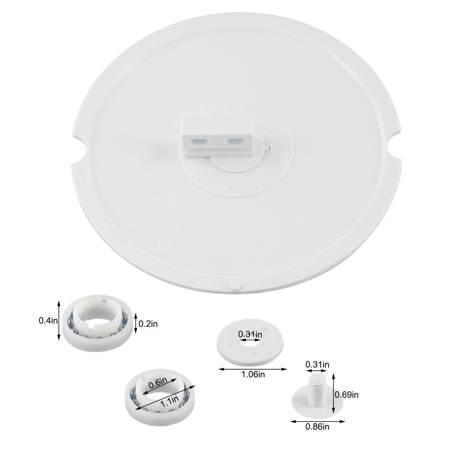 C66 High Performance Large Axle Replacement Featuring Debris Guard Compatible with For Polaris Pool Cleaners Model 180 280