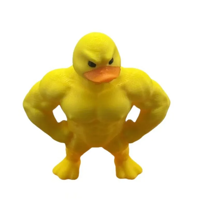 الإبداعية العضلات بطة تمثال الحرفية بطة زخرفة سطح المكتب الديكور العضلات بطة تمثال ثلاثية الأبعاد سطح المكتب ديكور المنزل الداخلي والخارجي #6