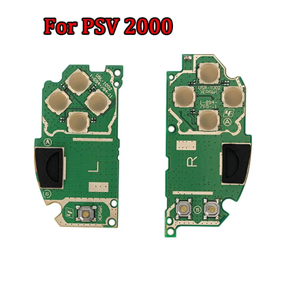 Rasa asli kiri kanan mulai pilih papan tombol sirkuit untuk Sony PlayStation VITA PSV 1000/2000 pengganti Keypad konsol