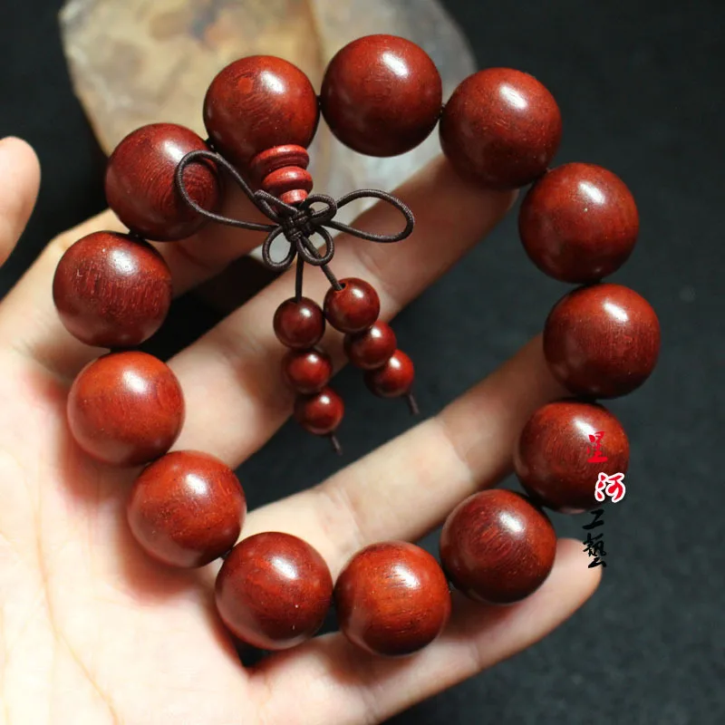 

Ivory Small Leaf Red Sandalwood Bracelet Beads Buddhist Beads Ivory Sandalwood Unisex Jewelry Wholesale Factory Direct Natural M