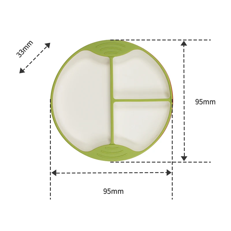 1 Pcs Baby Feeding Plate Silicone Tableware For Children Toddler Training Tableware Bpa Free Eating Training Accessories