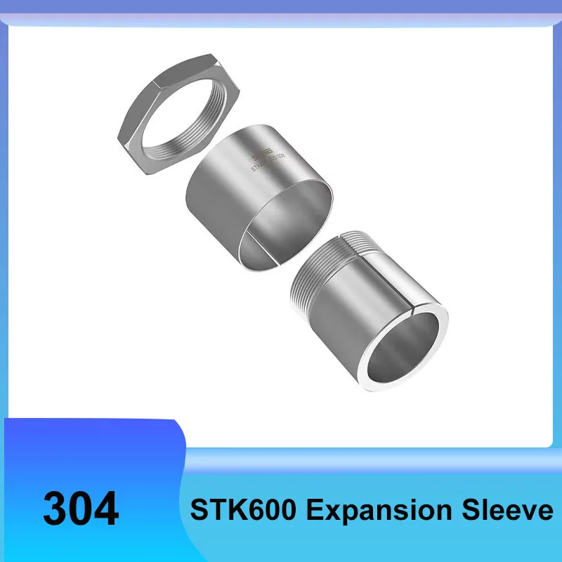 1Pcs 304 Stainless Steel STK600 Keyless Locking Assembly Shaft Locking Bushing Nut Type Expansion Sleeve