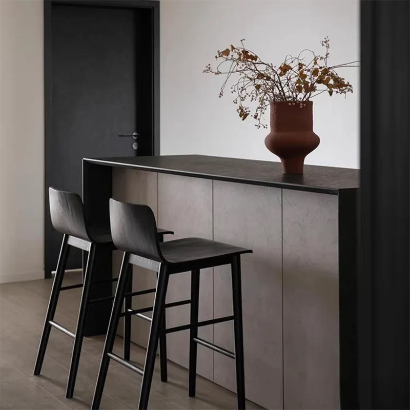 

Minimalist Comfortable Barstools Vanity Aesthetic High Counter Modern Bar Chairs Height Office Chaise Lounge Suite Furniture