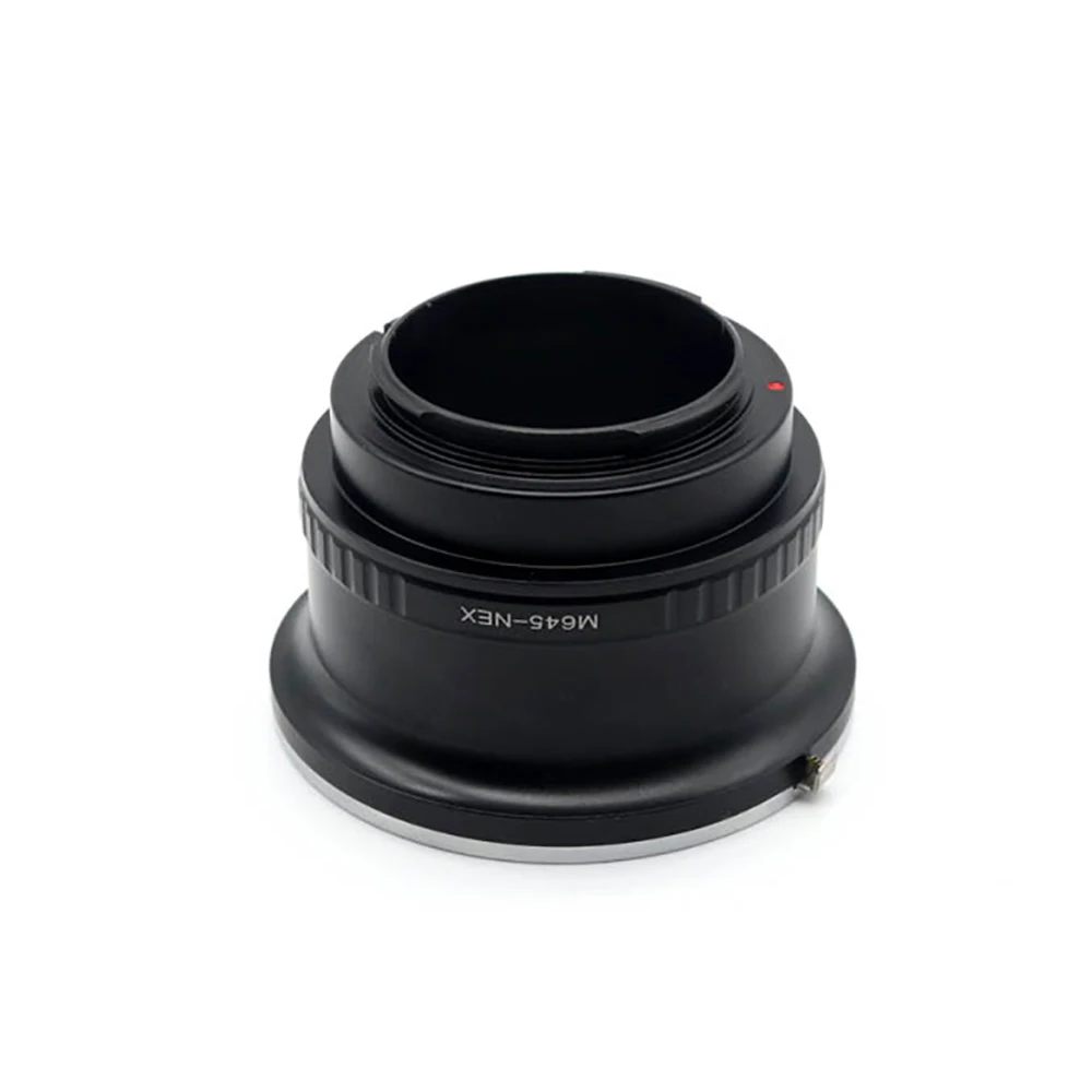 LingoFoto Metal Mount Adapter Ring for Mamiya 645 Mount Lens to Sony E Mount Camera,Lens Adapter