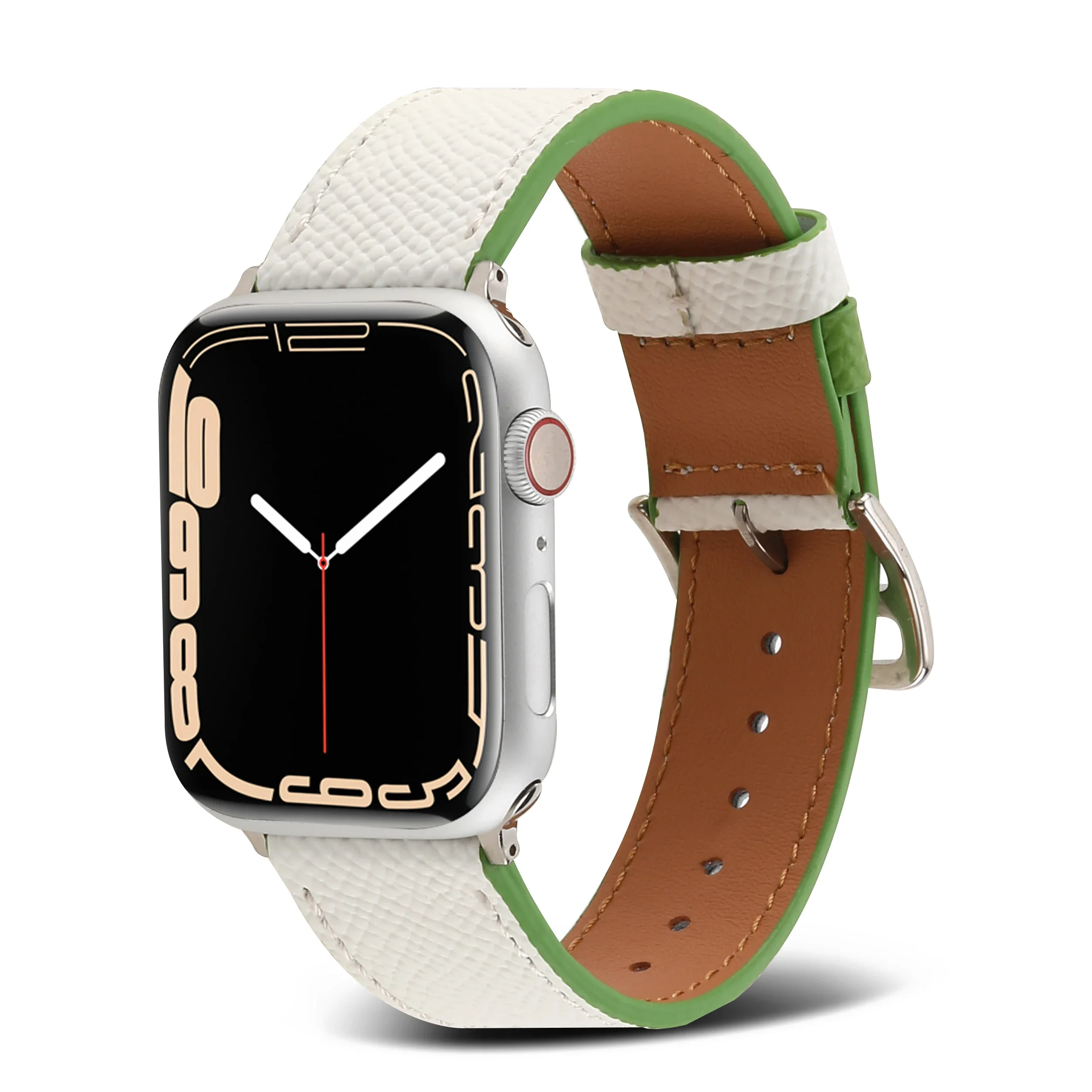 Pulseira de couro para apple watch ultra/2 10 42mm 46mm 9 8 7 49mm 45mm 41mm 6 5 4 se 44mm 40mm pulseira de relógio durável iwatch 3 42mm