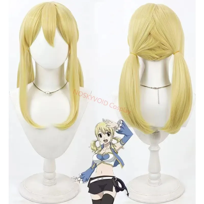 

aaa12 3Anime Heartfilia Cosplay Costume After Seven Years Lucy's Wigs Comic-con Fairy Tail Stage Costumes Cosplayer Hairpie