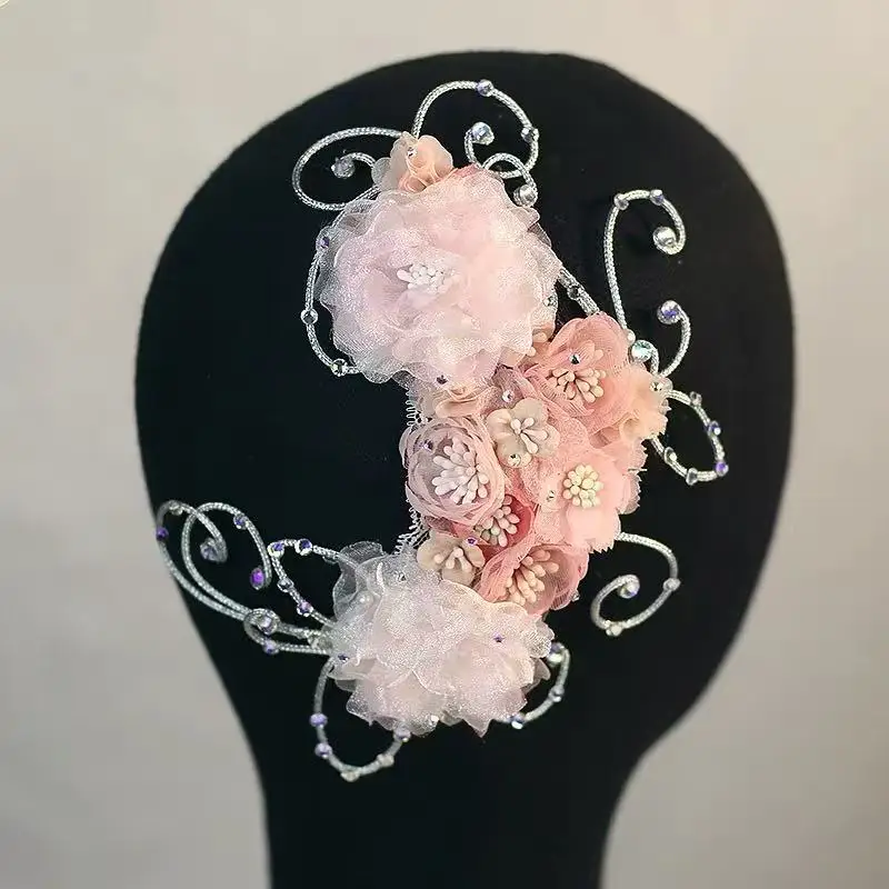 

Brand new handmade custom-made ballet headwear, suitable for performances such as Coppelia's daughter who can't be restrained