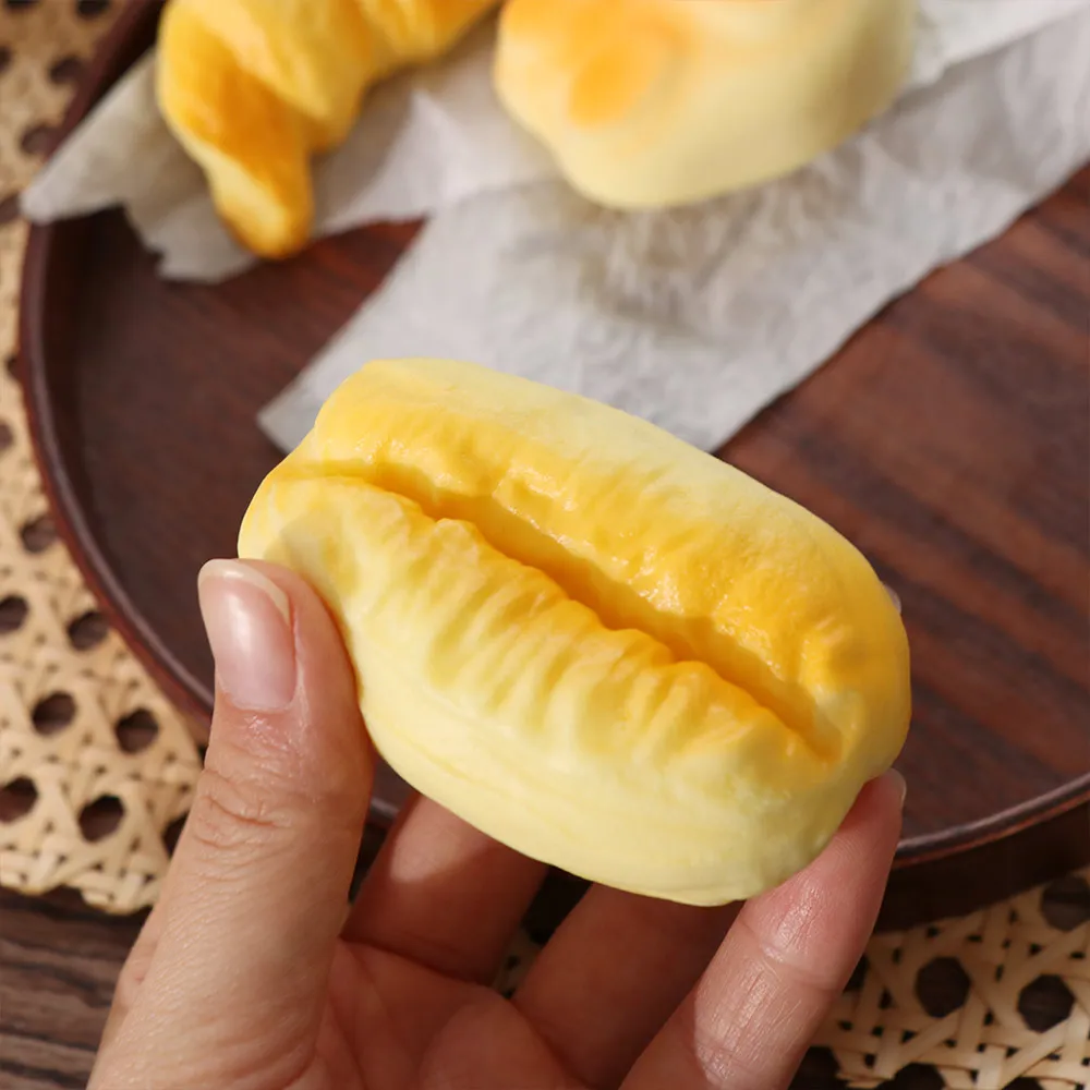 Birthday Gift Slow Rising Croissant Squishy Toy Hand Relax Sticky Sensory Fidget Ball Pinch Thick Slow Rebound Toy For Students