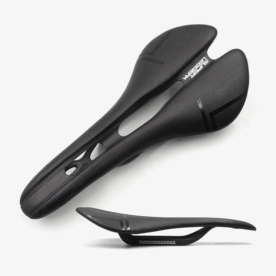 

Ultra-Light Carbon Bike Saddle, Confortável, MTB, Racing Bicycle, Instalação de Bicicletas, Novo, 114g, 7x9mm, 278x130mm