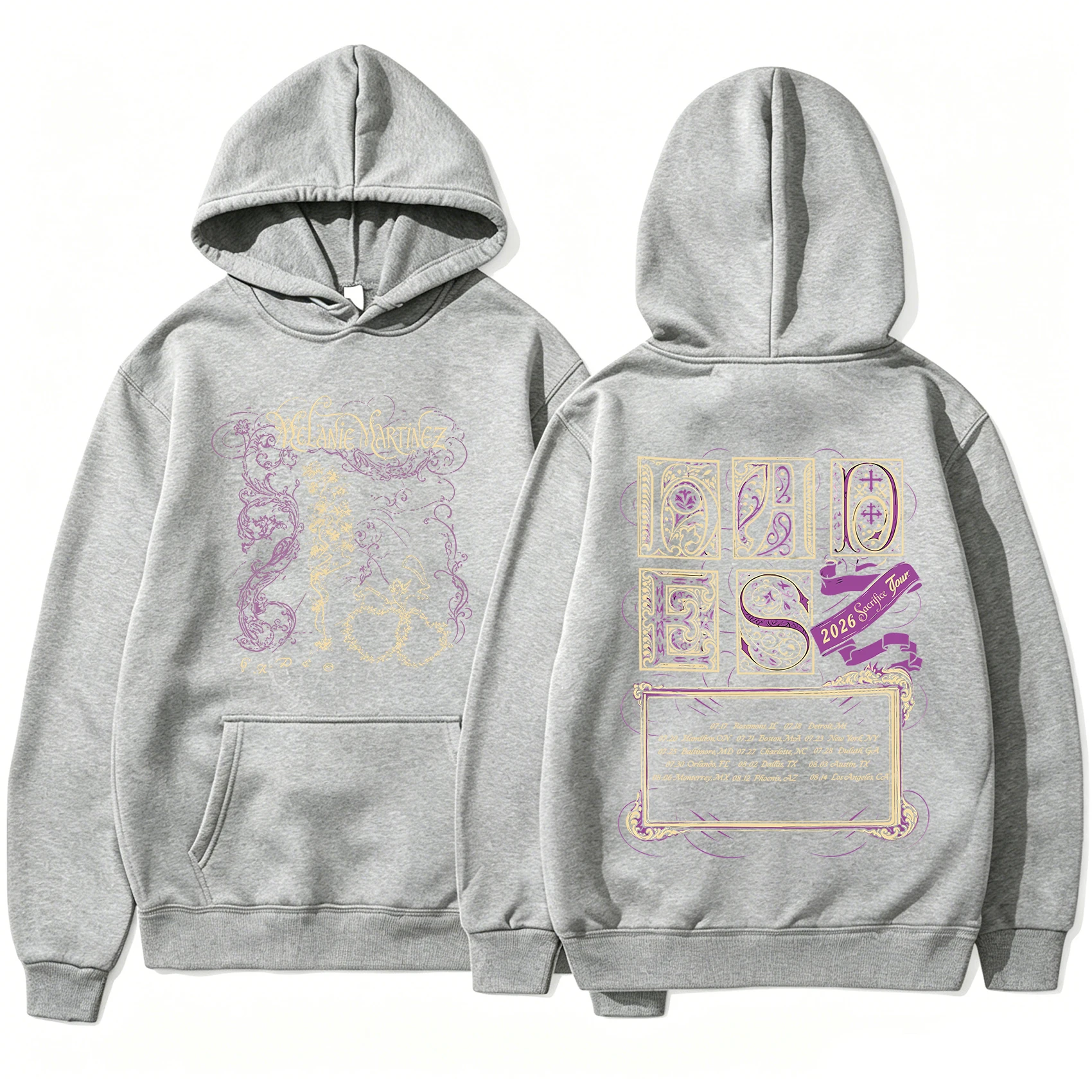 2026 Melanie Martinez Hades The Sacrifice Tour Hoodie Lässiger Loser Langarm Y2K Streetwear Hoodie Pullover Top – Detail 9