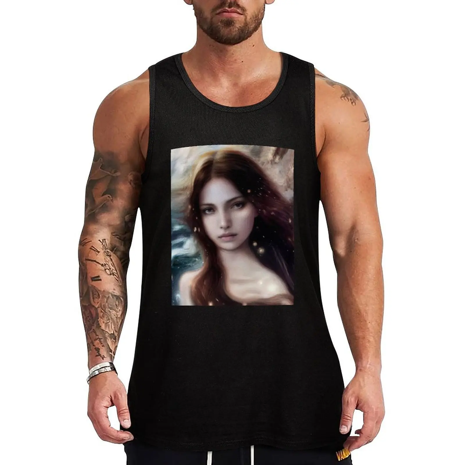 

Lilian - siren of the sea Tank Top Fast Dry Tank Top Sports Athletic Sleeveless Shirt