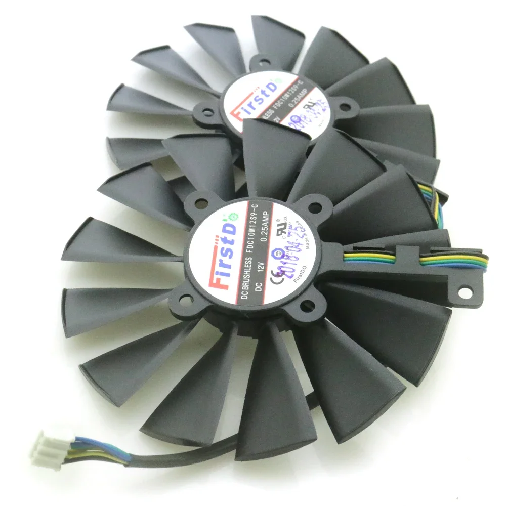 FDC10M12S9-C 12 فولت 0.25AMP 95 مللي متر مروحة ل ASUS CERBERUS-GTX 1070Ti-A8G GTX1070ti CERBERUS المتقدمة بطاقة الرسومات برودة مروحة التبريد