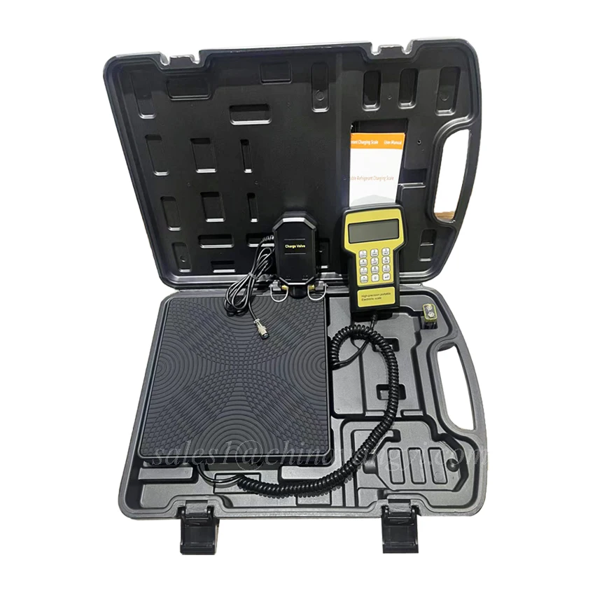 

New 12 Buttons High Accuracy Refrigerant Electronic Charging Scale Refrigerant Precise Filling Scale Refrigeration Tool