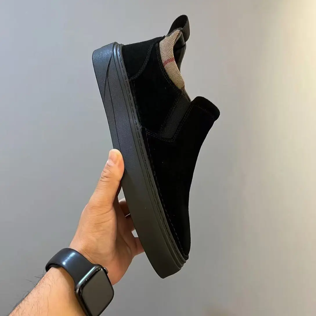 

2025 Platform Ankle Chelsea Boots for Man High Quality Luxury Designer Shoes for Men Flat Heel Warm Casual Elegant Men‘s Booties